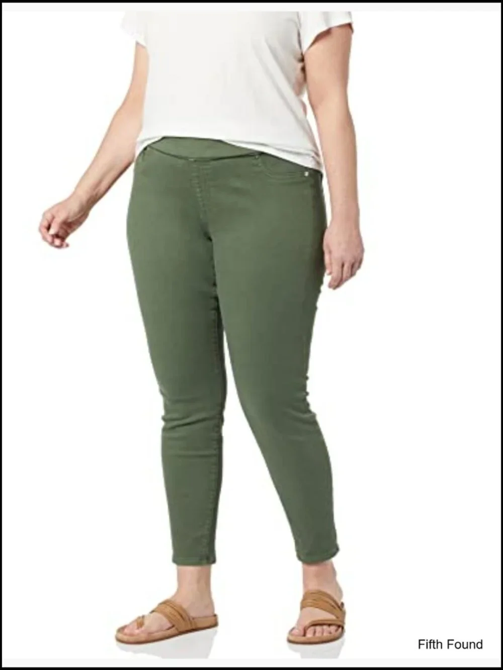 Mid-Rise Skinny Jeggings with Pockets - Pull-On Stretch